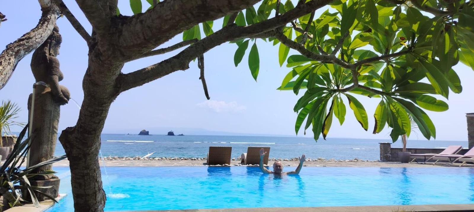Ganesh Beach Hotel Candidasa Dış mekan fotoğraf